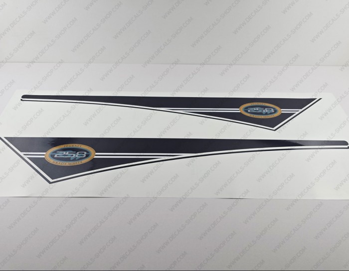 Grady White 258 Journey Pendant 2000-2004 Decals Set of 2 x 26"